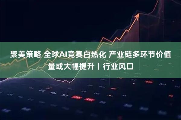 聚美策略 全球AI竞赛白热化 产业链多环节价值量或大幅提升丨行业风口